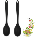 Miniatyrbilde 1 av 5: Silikon skje, silikon serveringsskje nonstick kjøkkenskje varmebestandig matlagingsskjeer for omrøring, øsing og blanding