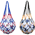 Miniatyrbild 1 av 5: Boll Nätväska, 2 st Bärbar Mesh Bollväska Boll Nät Förvaring Mesh Väska Volleyboll