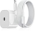 iPhone Snabbladdare USB-C 20W Strömadapter med 2m Kablar 1-Pack iPhone