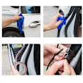 Miniatyrbilde 5 av 5: Universal 5M Bil Kantbeskyttelse List Formstøping Trim Stripe Deksel transparent One size