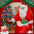 Miniatyrbild 6 av 7: Tomteluvor Tomte Skägg och Tomte Peruk Jul Dekorationer Jul Tomteluva Skägg och Peruk Set för Vuxna Familjefest Presenter Fancy Nyhet Kostym Klänning 3x Santa Beards