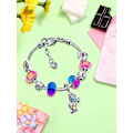 Miniatyrbillede 4 af 5: Unicorn Funklende Krystal Charm Armbånd Bangle til Pige Dame