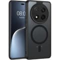 Magnetiskt skyddsfodral för Honor Magic 7 Lite/X9C/X60 Pro (6.78\"), MagSafe-kompatibelt Honor Magic 7 Noir