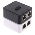 Miniatyrbillede 8 af 8: 2-ports Gigabit netværksswitch RJ45 CAT 5/6 LAN HUB netværksswitch sort one size