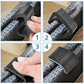 Miniatyrbilde 3 av 4: 10 stk. hagemøbelklemmer Koblinger Rottingmøbler Anti-deformert for utendørs sofa Plastflettstol, 4,3 cm