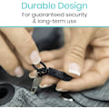 Miniatyrbild 4 av 5: Dragkedjorersättning (100-pack) - Hjälpmedel för greppfixering - Universell dragkedja med enkelt grepp - Set med plastflikar för reparation av fingerfärdighet