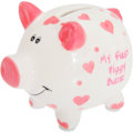 Miniatyrbilde 1 av 3: Sparebøsse for gutter/jenter Min første sparebøsse (én størrelse) (rosa)