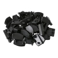 Miniatyrbillede 1 af 4: 50 stk. Sengespjæld Plast End Caps Holdere 55mm Sort -
