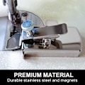 Miniatyrbilde 4 av 7: Magnetisk sømguide for symaskin, multifunksjonell sømpresisjon, sytilbehør quiltetilbehør, magnetisk sømguide med klips