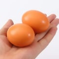 Miniatyrbilde 5 av 5: Høns Egg Fake Høns Egg Set Trefalske Egg Hjelp Verpehøns Gårdsverktøy Fjærkre Reir Dummy 6 Stykker