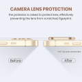 Pikkukuva 4 / 5: [2-pakkaus] Bling-kameran linssisuoja yhteensopiva iPhone 13 Pro Max 6.7 tuuman Gli