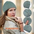 Miniatyrbillede 2 af 6: 4 stk. Trawler Beanie Watch Hat Rul op Kant Skullcap Fisker Beanie Unisex - Sø Blå, Grøn Grå, Marineblå, Kongeblå