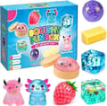 8-pack Mystery Box Blind Box Squishy Långsamt Stigande Klämleksaker Anti-Stress Fidget Leksaker Sensorisk Present för Barn och Vuxna