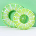 Miniatyrbillede 3 af 5: 1 stk. Frugt Pool Float Vandmelon Kiwi Appelsin Citron Badering 27,5\" - Oppustelig Tube Float Legetøj (PVC Fortykket) Kiwi Fruit
