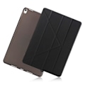 Miniatyrbillede 2 af 5: Origami Stand Læder Smart Case til iPad Air 10.5 (2019) / Pro 10.5 tommer (2017) Black