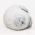 Miniatyrbillede 2 af 5: 60cm Sæl Pude, Chubby Blob Sæl Pude Sød Sæl Plysdyr Bomuld Plys Legetøj Pude Kompatibel Med Blød Sæl Krammepude Bac Beige 30cm