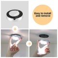 Miniatyrbillede 3 af 5: 5 stk. Led batteridrevet trådløs natlampe tryk lampe stick-on tryk sikkerhedslys til entre køkken