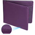 Miniatyrbillede 4 af 7: PU Læder Handicap Blåt Mærke og Timer Holder Tegnebog Beskytter, Handicap Parkering Tilladelse Diskret Cover Hologram Safe - Purple