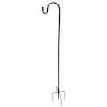 Miniatyrbillede 2 af 5: Hyrdestænger, 2-pak Hyrdestang Fremstillet Af Metal Til Udendørs Fuglefoder Hanger, Solcellelamper