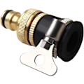 Miniatyrbillede 2 af 5: Rund haneforbindelse messing slangeforbindelse universel havehane hane adapter
