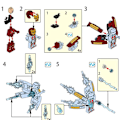 Miniatyrbillede 5 af 5: Iron Man Mk50 Super-britisk   Mursten Superhelt Kompatibel Inglys