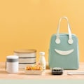 Miniatyrbillede 7 af 7: Bærbar Frokostpose Mini Frokostpose Isoleret Pose Bærbar Sød Frokostpose Udendørs Picnicpose Ispose Udendørs Opbevaringspose Blue large