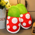 Miniatyrbillede 2 af 5: Sjove tøfler Super Mario Piranha Plants Tøfler Sko Med Rør Potteholder Kreative Gaver