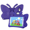 Miniatyrbillede 1 af 5: Butterfly Samsung Galaxy Tab A7 Lite 8.7 T220/t225 2021 Etui, Børnevenligt, Eva Blødt Skum Materiale, Tykke Fire Hjørner, Kamera Beskyttelse, Stødsikkert Purple
