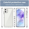 Miniatyrbild 2 av 5: Stöttåligt skal för Samsung Galaxy A06 TPU + Akryl Skyddande Transparent Mobilskal Multicolor Style F