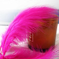 Miniatyrbillede 1 af 5: 50 stk. Fluffy Tyrkisk Marabou Fjer 10-15 cm Tyrkiske Fjer Dekorationstilbehør Til Smykker Tøj Bryllupsfjer DIY Håndværk 50 Rose Red Cashmere