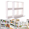 Miniatyrbillede 4 af 5: Multifunktionel Roterende Krydderihylde Organizer Køkken Skab Skab Organizer
