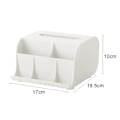 Miniatyrbillede 2 af 2: Rullepapirholder til stue, soveværelse, delt pladsbesparende holder til kontorbord, soveværelse, stue White