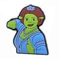 Pikkukuva 3 / 5: 10 kpl Shrek-aiheiset Crocs-kengänkorut Söpöt kengät Sandaalit Koristekorut Syntymäpäivälahjat Kengän lisävarusteet