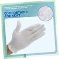 Miniatyrbilde 2 av 4: 36 Par Hansker Hvit Polyester Bomull