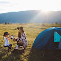 Miniatyrbillede 2 af 5: Sammenklappelig Camping Stol Sort 24.5 * 22.5 * 27cm Mini Stol Camping
