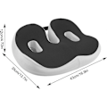 Miniatyrbillede 5 af 5: Komfort Memory Foam Siddepude - Ortopædisk Støtte til Smertelindring & Bedre Holdning, Ideel til Hjemmet, Kontoret og Bilen