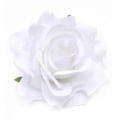 Miniatyrbilde 1 av 5: 1 stk Hårklype Gjenbrukbar Roseblomstform Metall Roseblomst Hårklyper for Dating Qinhai White
