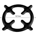 Miniatyrbilde 2 av 5: Sikker Simmerring for Gasskomfyr i Aluminium, Kokeplate for Gasskomfyr, Kaffekannestativ (størrelse: 12,7 cm)