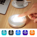 Miniatyrbillede 4 af 5: 5 stk. Led batteridrevet trådløs natlampe tryk lampe stick-on tryk sikkerhedslys til entre køkken