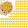 Miniatyrbilde 1 av 5: 200 stk. Mini Gule Ender Andunger Små Ender Hage Landskap Akvarium Dukkehus Potteplanter Dekorasjon Emeraldine 10 PCS