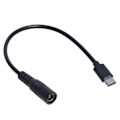 Pikkukuva 4 / 5: Tyyppi-C - DC-virtakaapeli 5 V DC 5,5 x 2,1 mm naaras USB-C-pistokkeeseen latauskaapeli