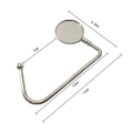 Miniatyrbillede 2 af 5: Skrivebordspung Kroge Taske Bord Krog Kvinder Håndtaske Hanger Under Counter Håndtasker Krog Til Bord Skrivebord, Kvinders Håndtaske Opbevaring Dekor Bord Krog (4stk,