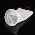Miniatyrbilde 5 av 5: 200 Mikron Nylon Filterpose Akvariefiltersokk 10 Tommer Lengde 4 Tommer Ring