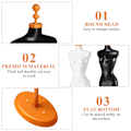 Miniatyrbillede 3 af 3: Justerbar Stativ Miniature Diy Tilbehør Kjole Stativ Kjole Form Mannequin Mannequin Model Stativ Dukke Tøj Display Stativ