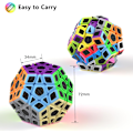 Miniatyrbilde 2 av 7: Megaminx Speed Cube, Dodekaeder Magic Cube Puzzle Cube Spill for Nybegynnere og Avanserte Brukere, Julebursdagsgave til Barn Tenåringer Voksne