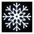 40 cm LED Lumihiutale Monivärinen Valoriipus Snowflake Light White