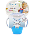 Miniatyrbillede 5 af 5: Miracle 360 Learner Cup - Grøn/blå - 240ml, 2-pak