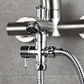 Miniatyrbilde 3 av 5: G1/2\" Solid Messing Universal Tee-kobling for håndholdte dusjsett (sekskantlokk)