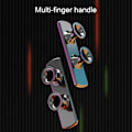 Miniatyrbillede 3 af 5: 2 stk. Silikonhåndtag Tablet Håndstøtte Seks-Finger Operation Anti-Slip Tablet Greb Holder Håndstøtte Grey