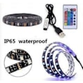 Miniatyrbillede 6 af 6: 2M IP65 LED-strimmel RGB SMD5050 - TV - Computer - Bil - USB Multicolor 1PC